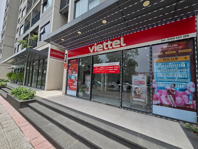 Cửa hàng Viettel Ocean Park - đại lý ủy quyền lắp mạng Internet Viettel tại Vinhomes Ocean Park, Gia Lâm, Hà Nội