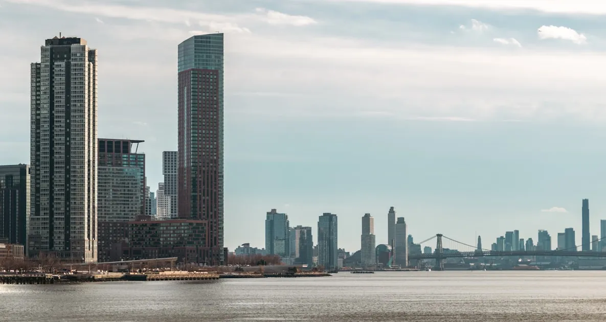This photograph captures Long Island City as seen from Roosevelt Island, highlighting one of Queens’ most rapidly evolving...